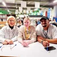 Jury member for students at Tissel Roubaix.